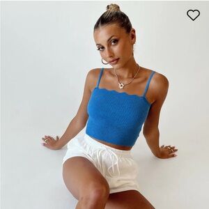 Princess Polly Reina Top Blue